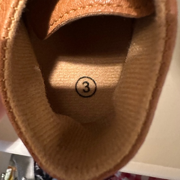 My Baby size 3 brown leather shoes - Picture 4 of 5